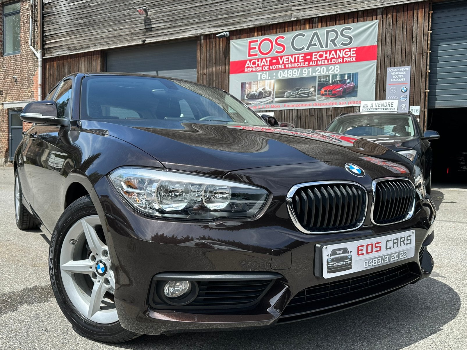 Bmw 116i 2018 24 500 KLM 1 PROP CARNET GARANTIE 12 MOIS, Auto's, Overige kleuren, 1600 cc, Leder, Bedrijf