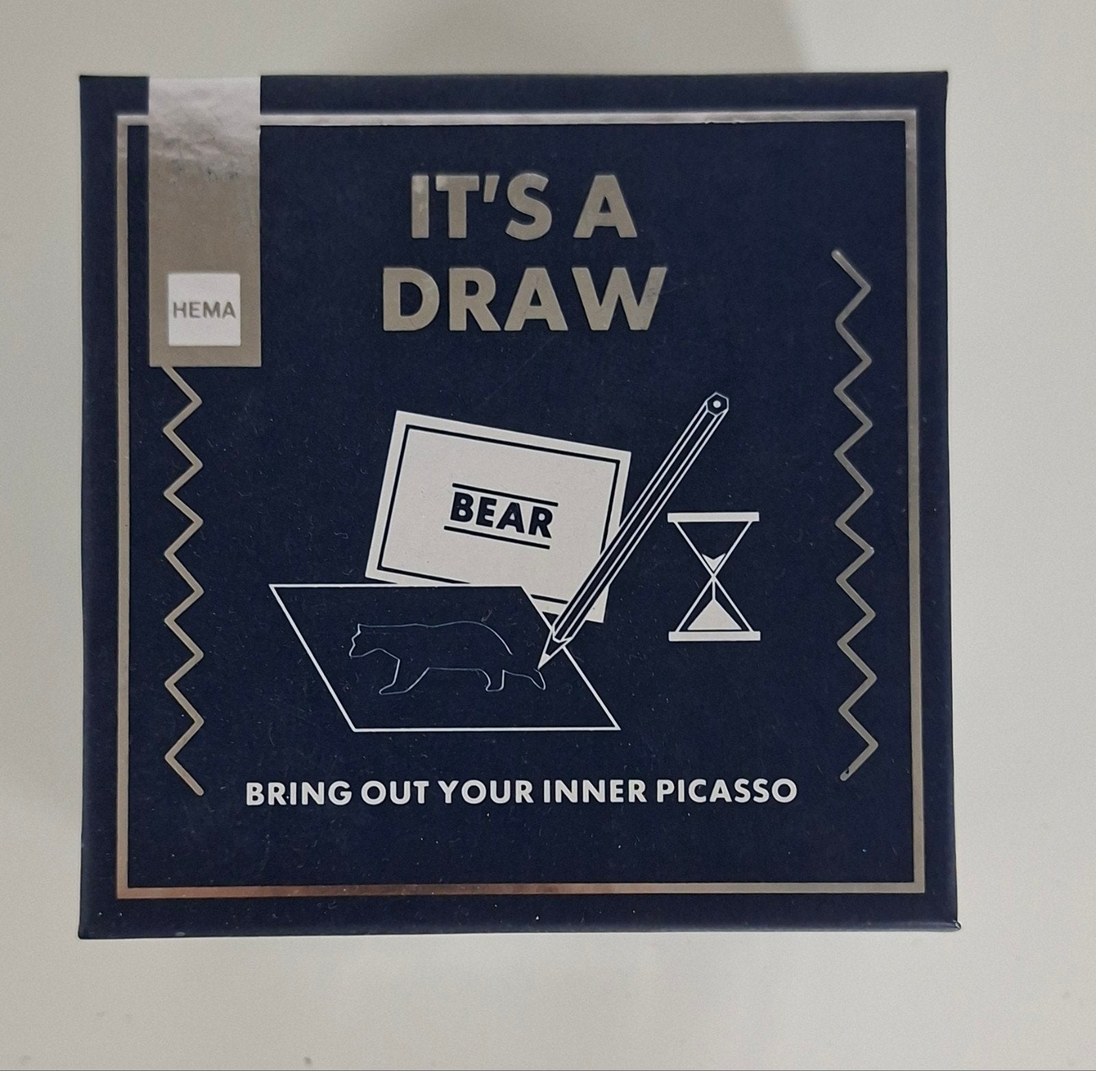Spel - It's a draw, Hobby en Vrije tijd, Gezelschapsspellen | Overige, Drie of vier spelers, Ophalen, Zo goed als nieuw, HEMA