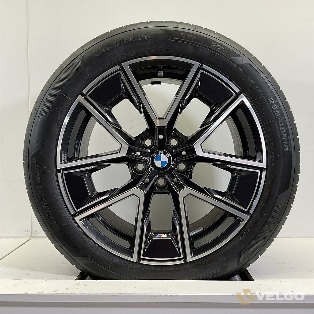 BMW 4 SERIE G26 I4 G26 SET VELGEN + ZOMERBANDEN 18 INCH ORIG, 18 inch, -, -, Banden en Velgen