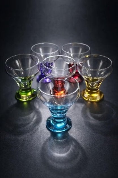 Ensemble de verres, caractérisé par un design vintage., Enlèvement, Neuf, Autres types