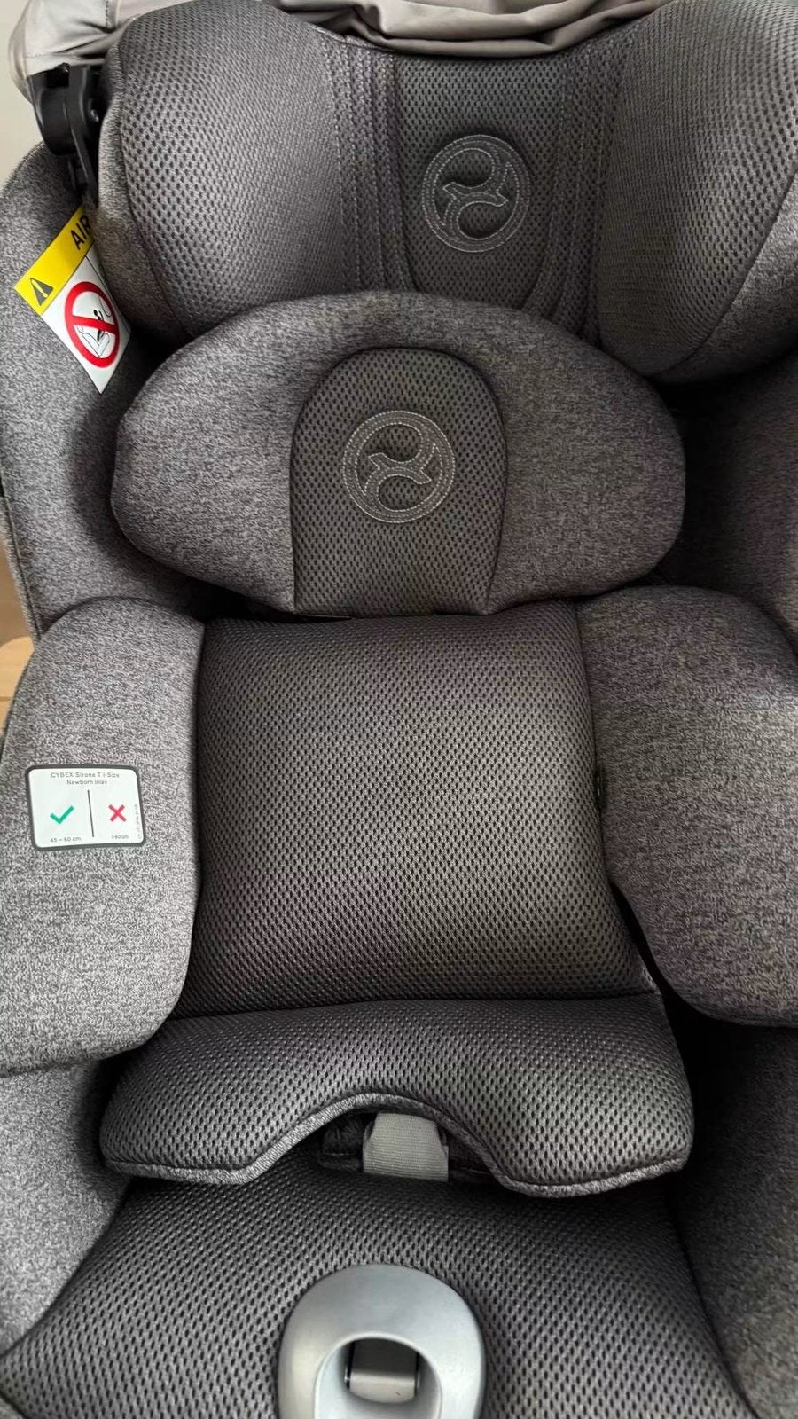 Autostoel cybex sirona en t base, Verstelbare rugleuning, 0 t/m 18 kg, Zo goed als nieuw, Isofix