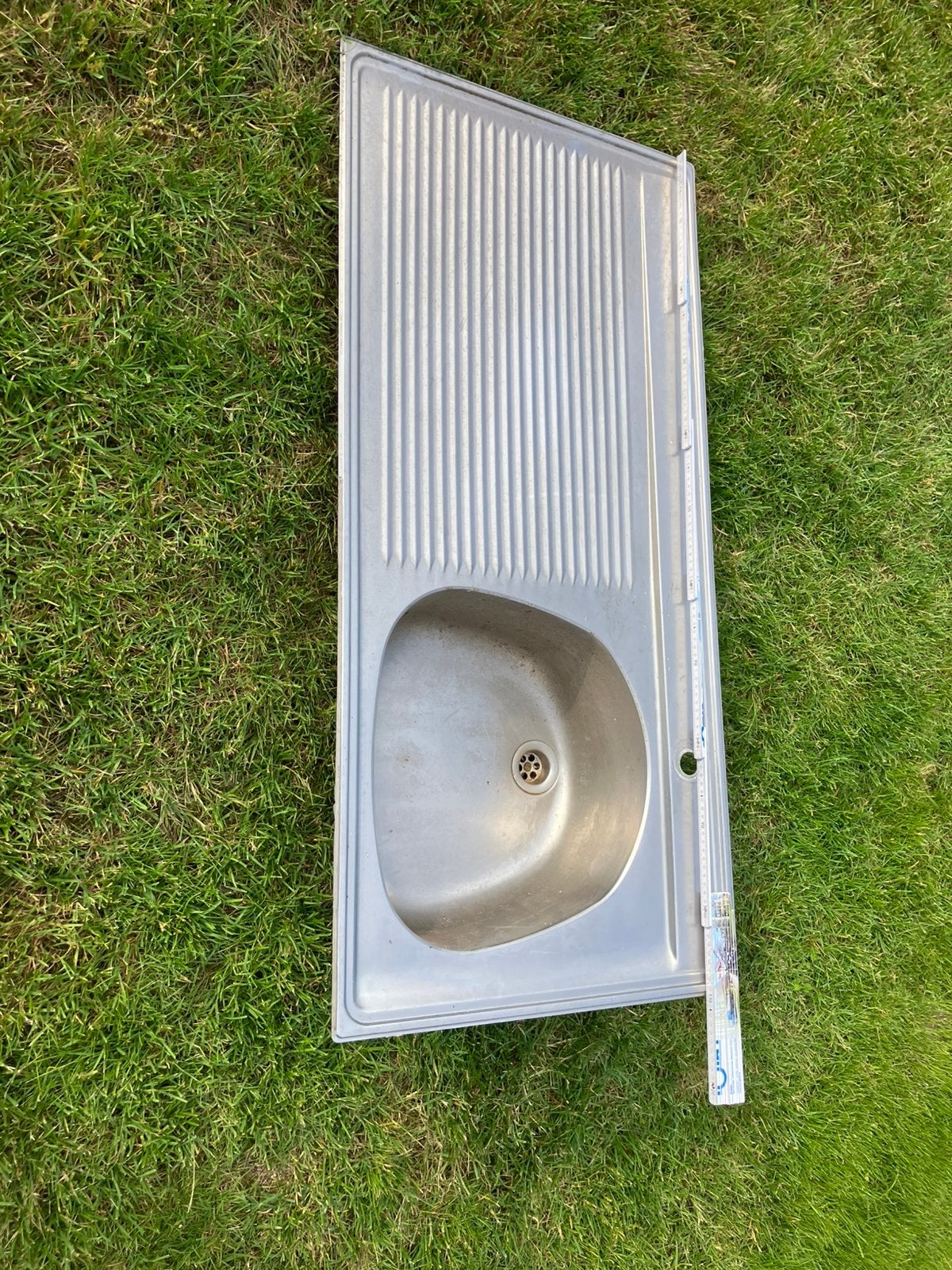 Aanrecht met 1 spoelbak, Ophalen, Gebruikt, 100 tot 150 cm, 50 tot 100 cm