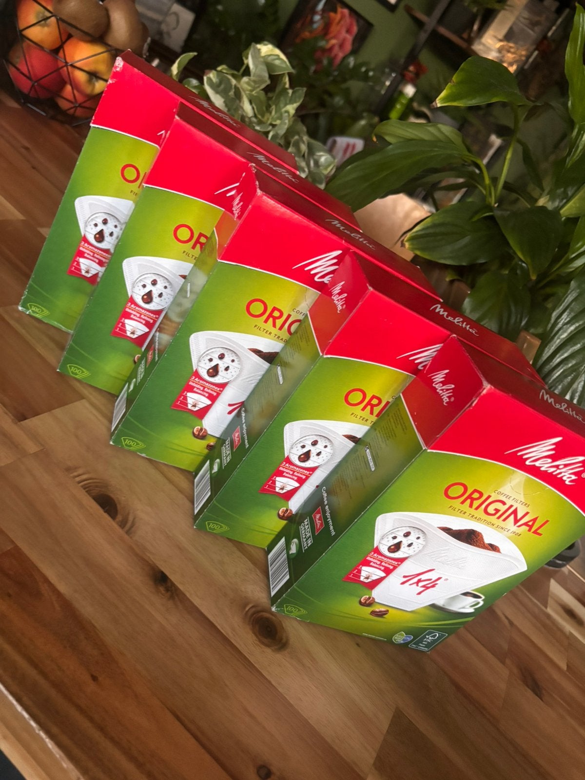 5 stuk Koffie filters melitta 1x4 - 100filters, Ophalen of Verzenden, Zo goed als nieuw, Melitta