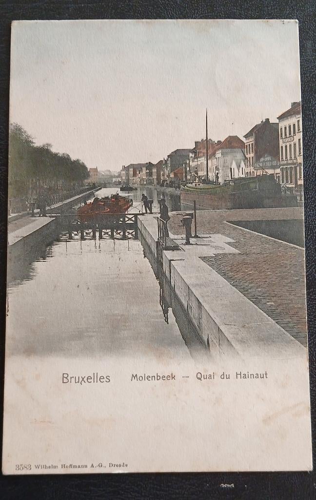 Carte Postale Molenbeek  - Quai du Hainaut, Ophalen of Verzenden, Gelopen, Henegouwen