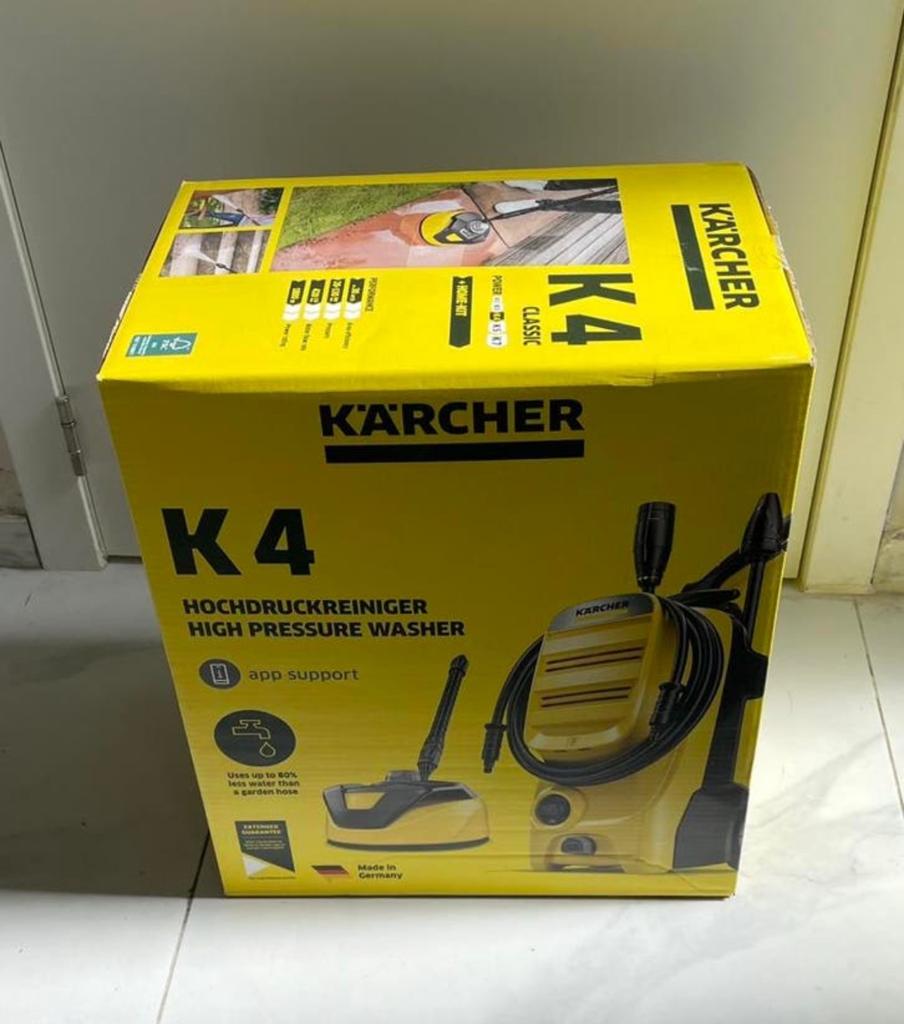 Karcher K4 Classic + Home Kit, Tuin en Terras, Hogedrukreinigers, Nieuw, Elektrisch, Met regelbare waterdruk, Ophalen