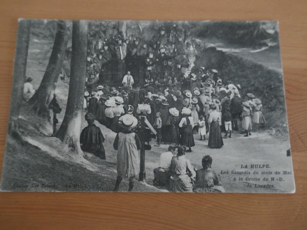 la hulpe mai la grotte de N.D. de Lourdes, Enlèvement ou Envoi, Affranchie, Brabant Wallon