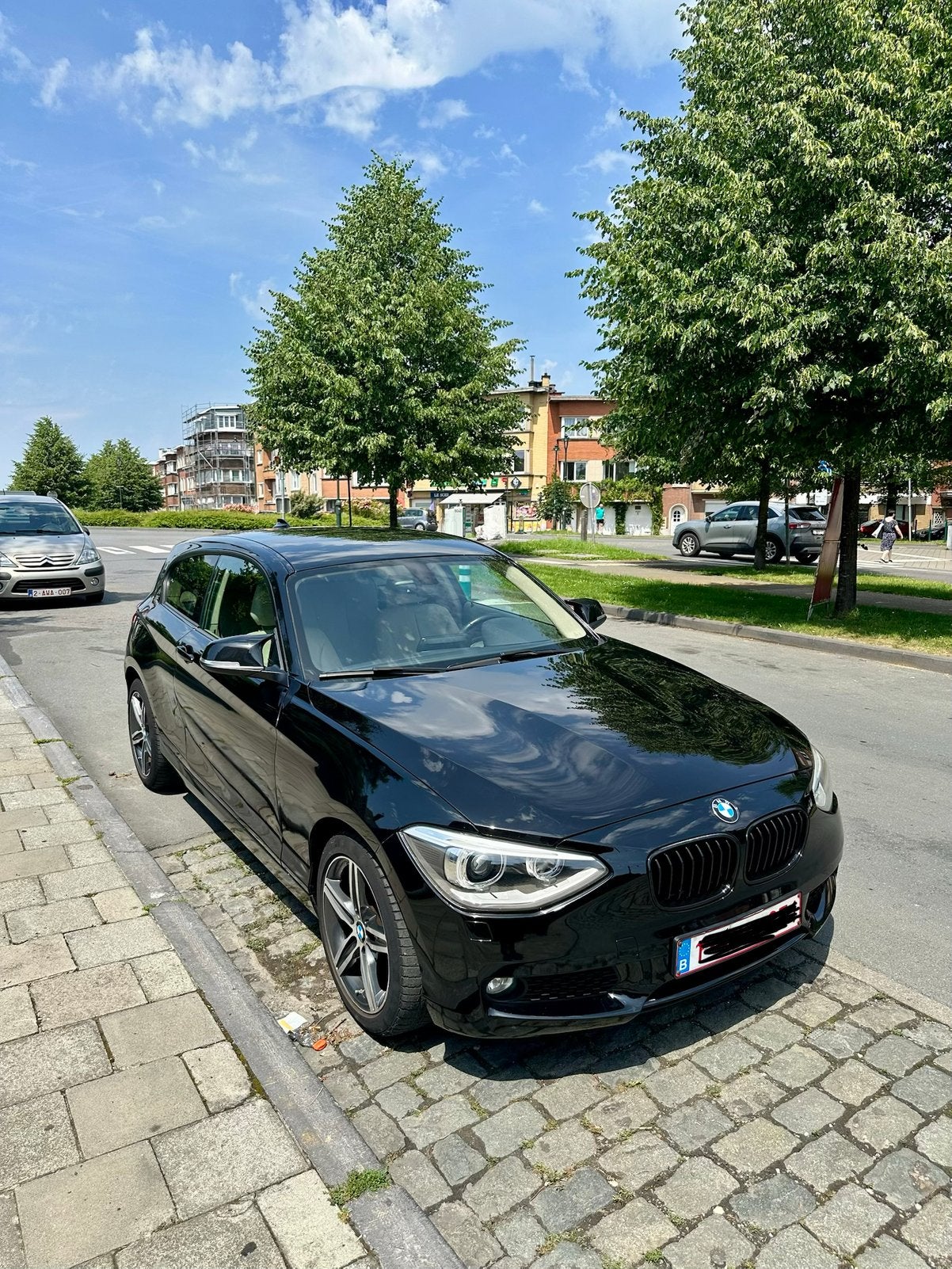 BMW serie 118d 2013 210000km 143ch, Autos, BMW, Cuir, Euro 5, Achat, Beige
