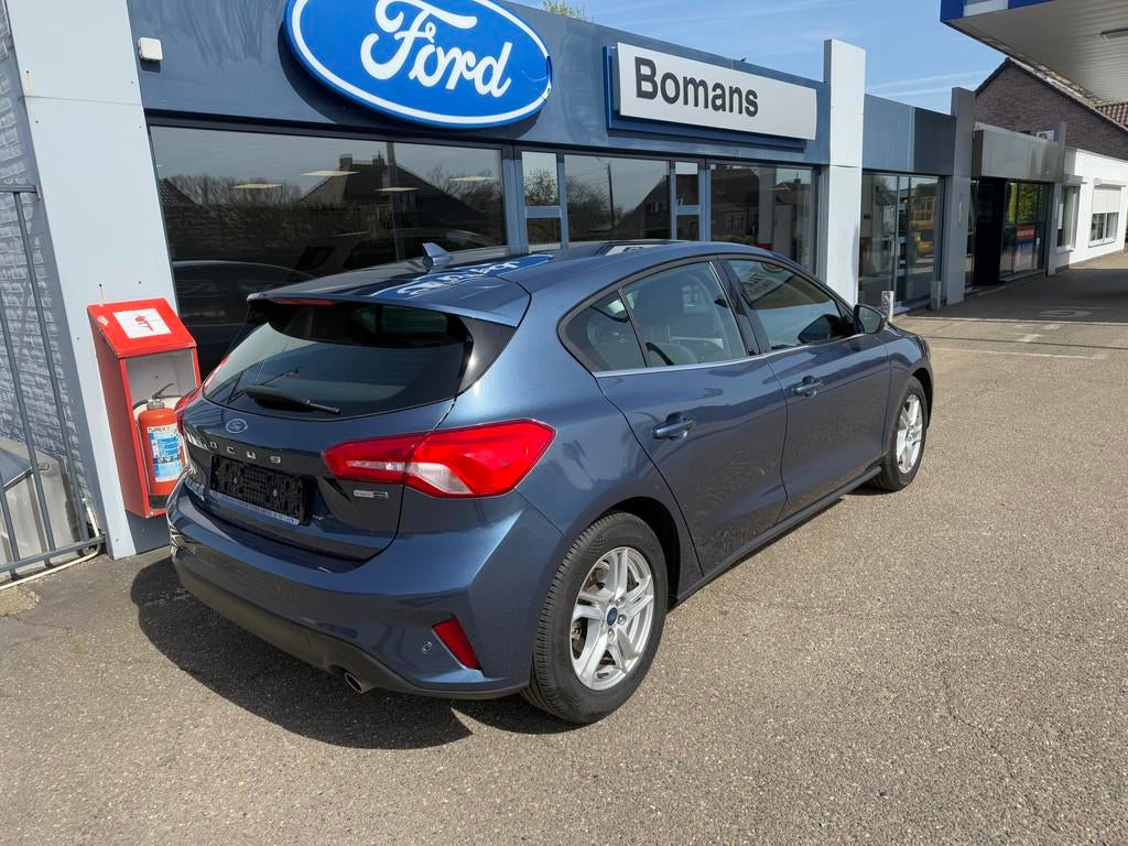 Ford Focus Connected 5D 1.0I MHEV 125PK M6, Stof, Gebruikt, Blauw, 5 deurs