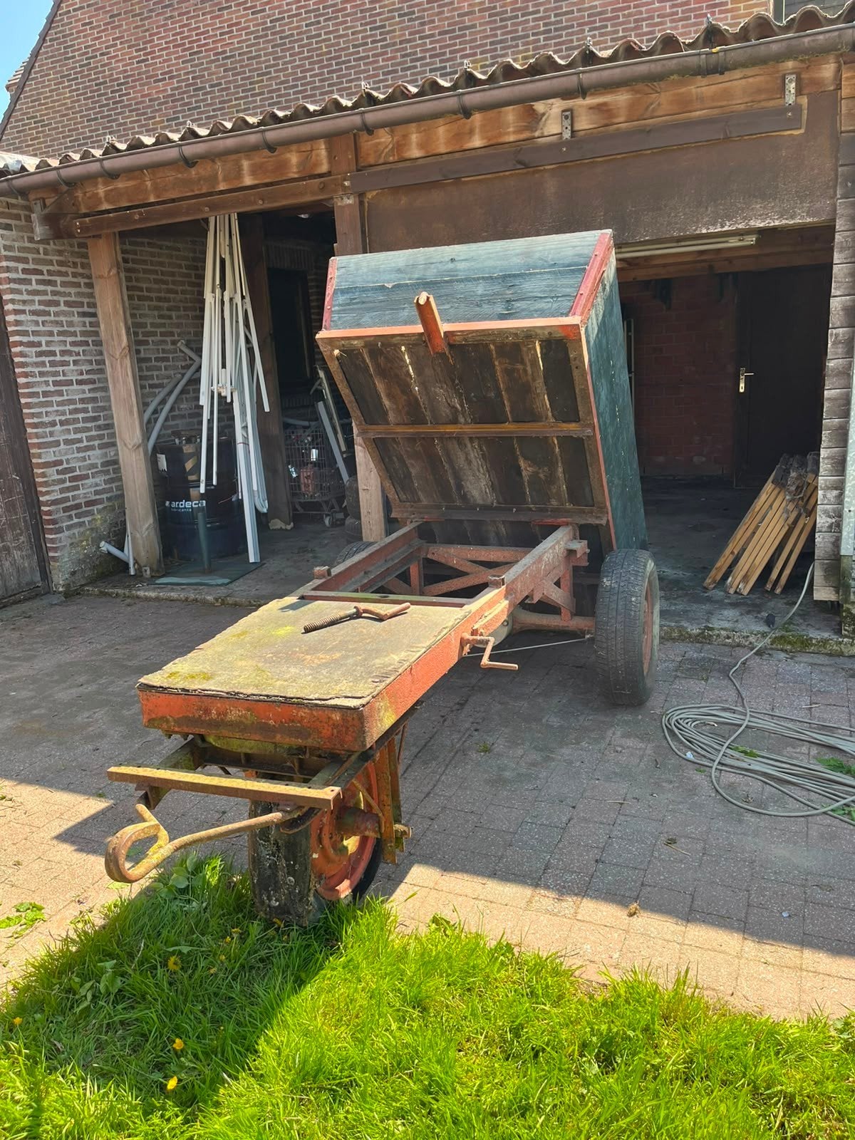 koetsen en rijtuig, Ophalen, Groen