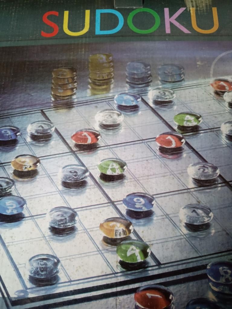 Jeu de plateau en verre Sudoku, Enlèvement ou Envoi