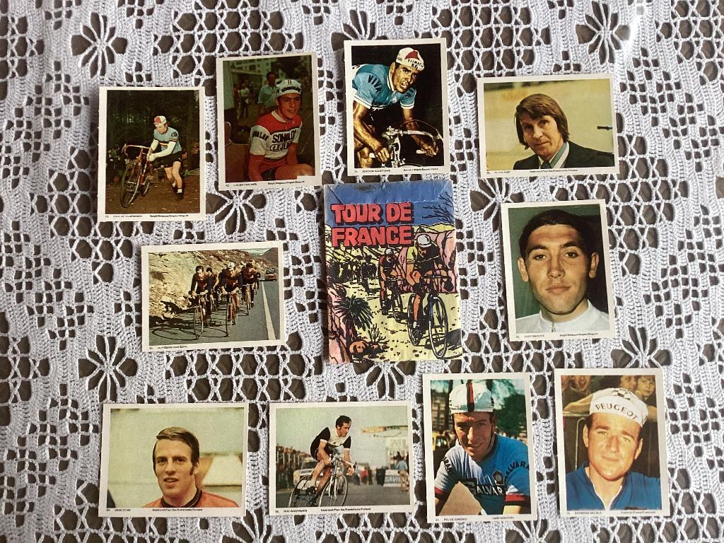 10 prenten chromos Tour de France van Monty chewing gum, Verzamelen, Ophalen of Verzenden, Gebruikt