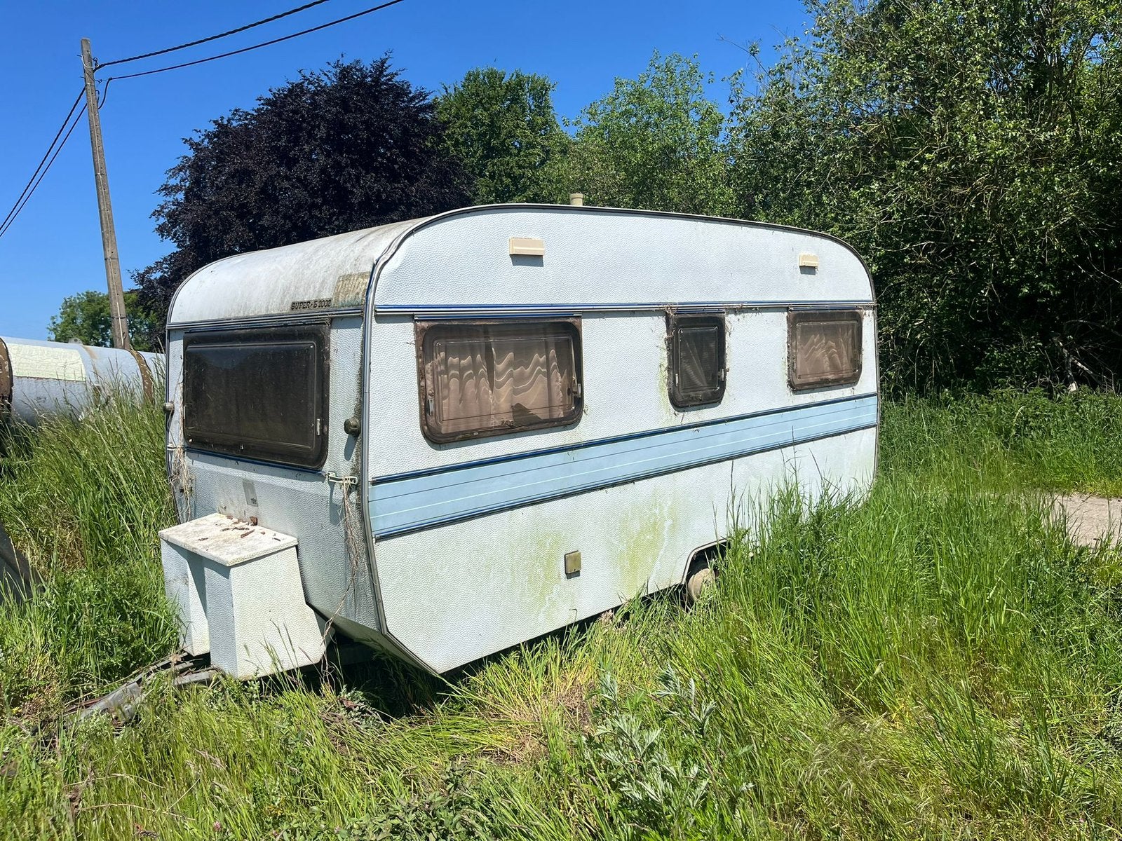 Oude caravan gratis, Particulier