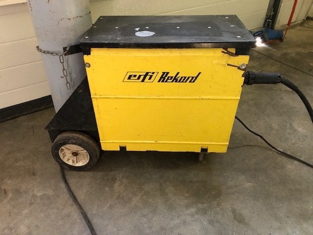 Poste à souder semi-automatique Erfi Record Turbo MIG 800, Bricolage & Construction, Enlèvement, Utilisé, 150 à 250 ampères, Autres types