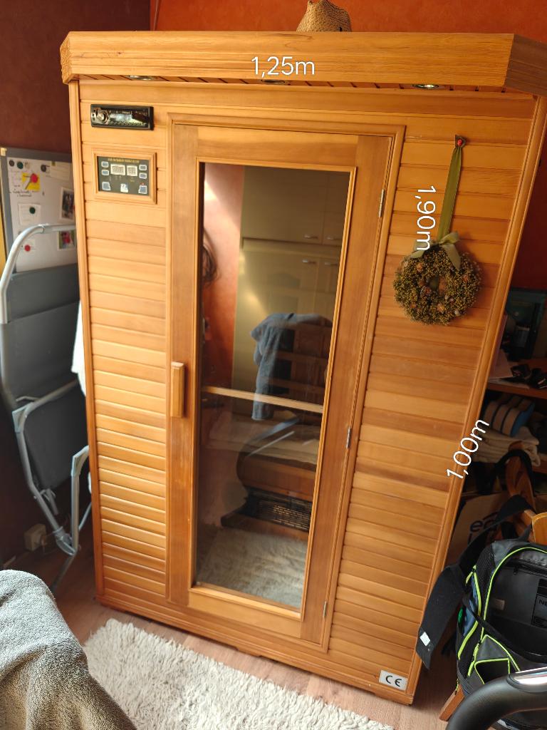 Infraroodcabine, Ophalen, Gebruikt, Infrarood, Complete sauna