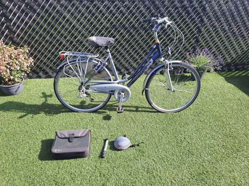 Batavus Cayuca damesfiets met toebehoren, Enlèvement, Frein sur jante, Batavus, Vitesses