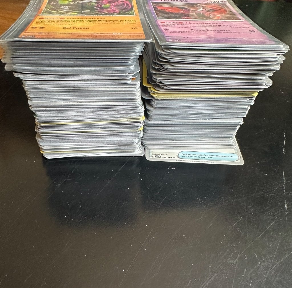 Pokémon bulk Italiaans – 430 kaarten – Near Mint, Ophalen, Zo goed als nieuw, Speelkaart(en)