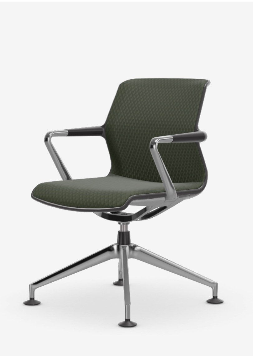 4 Originele Vitra Unix Chair - prachtige staat!, Enlèvement, Utilisé, Chaise de bureau, Ergonomique