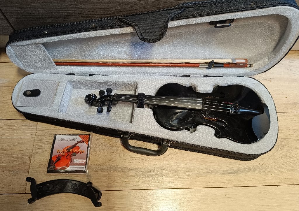 Viool 1/4 met koffer te koop., Musique & Instruments, Instruments à cordes frottées | Violons & Altos, Violon, Enlèvement ou Envoi