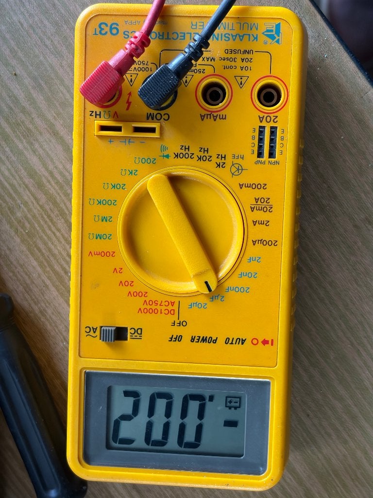 Multimeter, Doe-het-zelf en Bouw, Meetapparatuur, Ophalen, Gebruikt, Multimeter