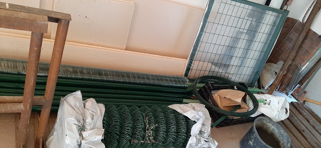 Clôture type Betafence 1m de haut, Enlèvement, Neuf, Clôture en treillis métallique, Avec portail