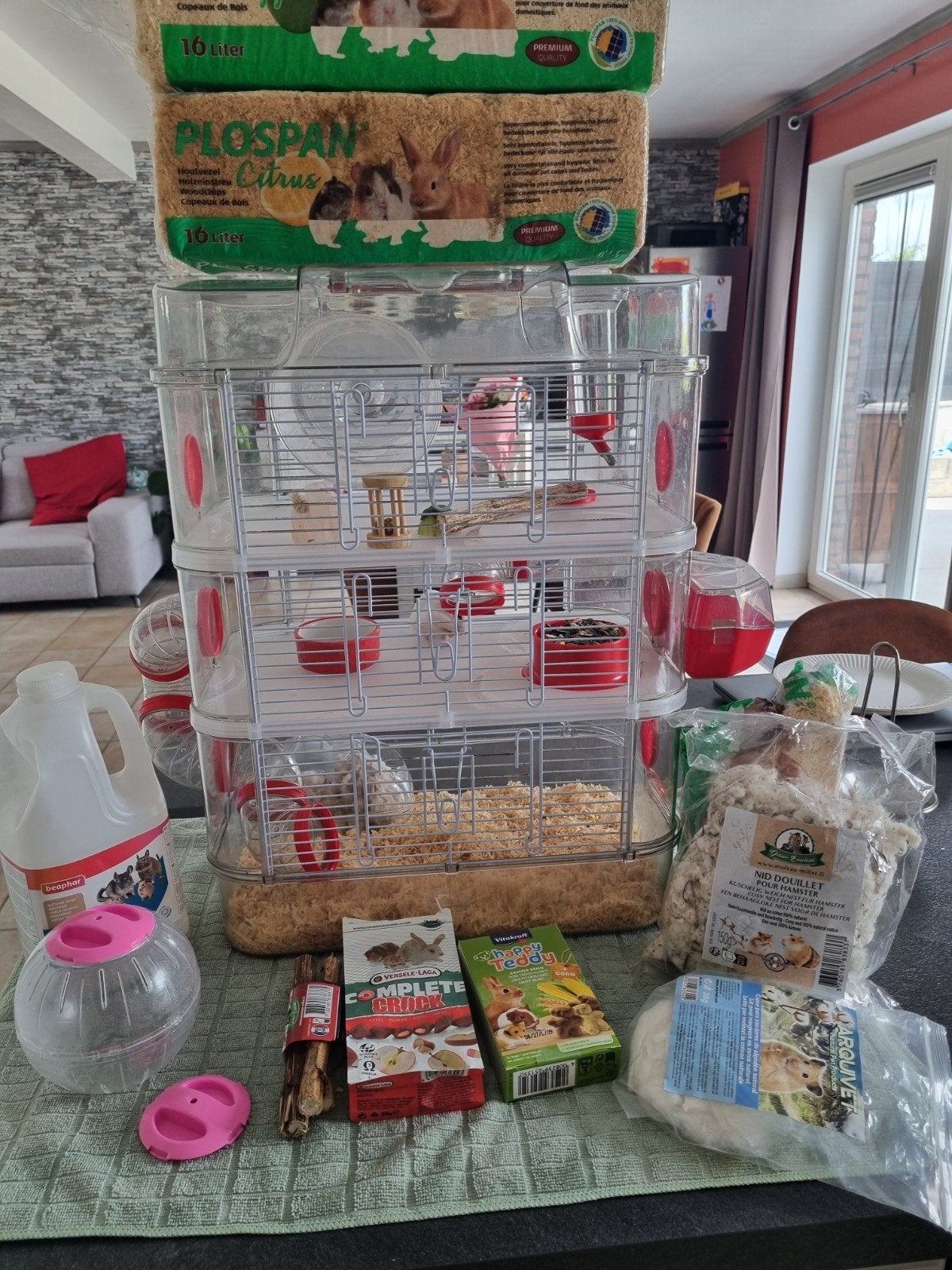 Cage hamster et matériels, Animaux & Accessoires, Cage, Hamster