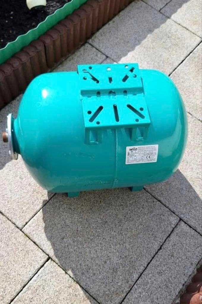 Réservoir à pression Wilo 50l, Enlèvement, Comme neuf, Électrique, Pompe pour citernes d'eau de pluie