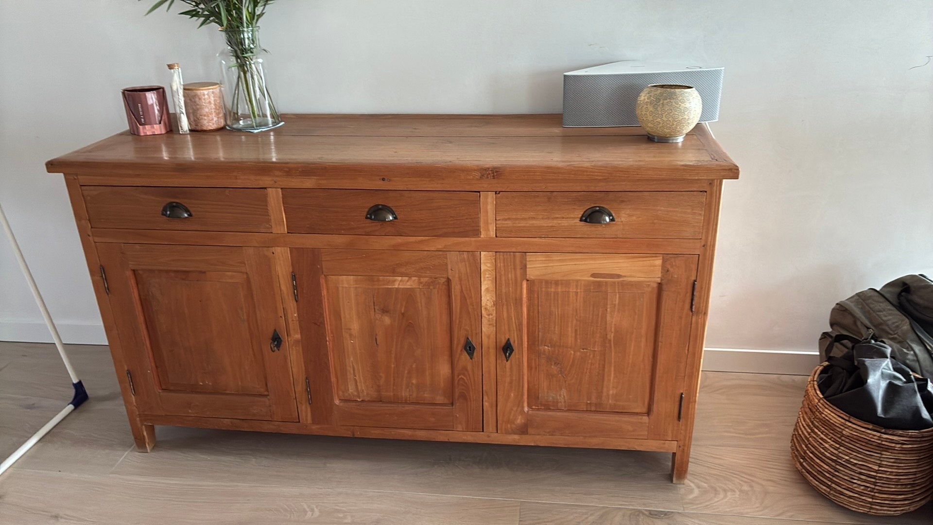 Dressoir teak, Huis en Inrichting, Kasten | Dressoirs, Ophalen, Zo goed als nieuw