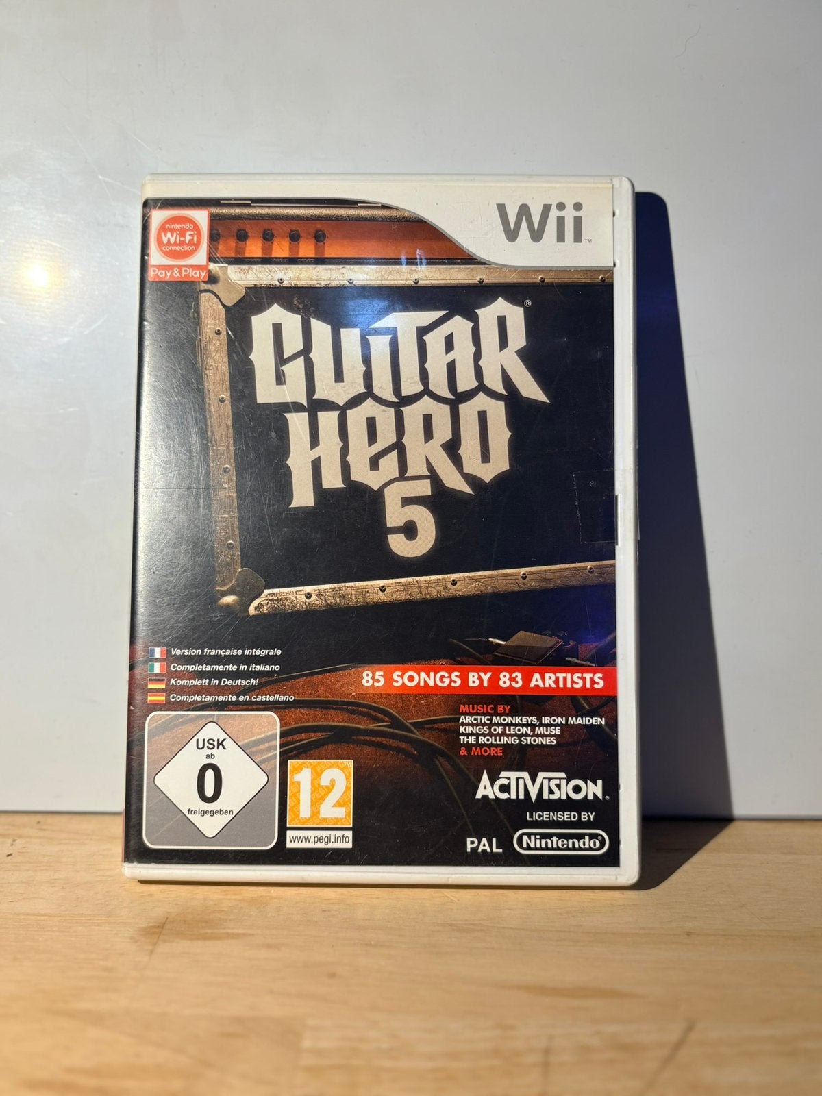Activision Guitar Hero 5 Wii PAL Video Game, Ophalen of Verzenden, Zo goed als nieuw