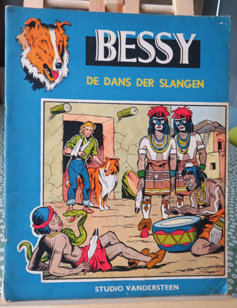 Bessy nr 40 De dans der slangen 1 druk., Enlèvement ou Envoi, Utilisé, Willy vandersteen