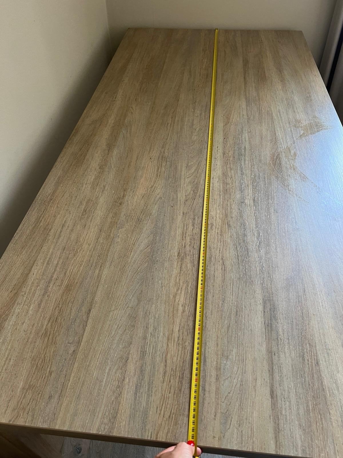 Tafel met 6 stoelen, Ophalen, Zo goed als nieuw, Vijf personen of meer, Rechthoekig