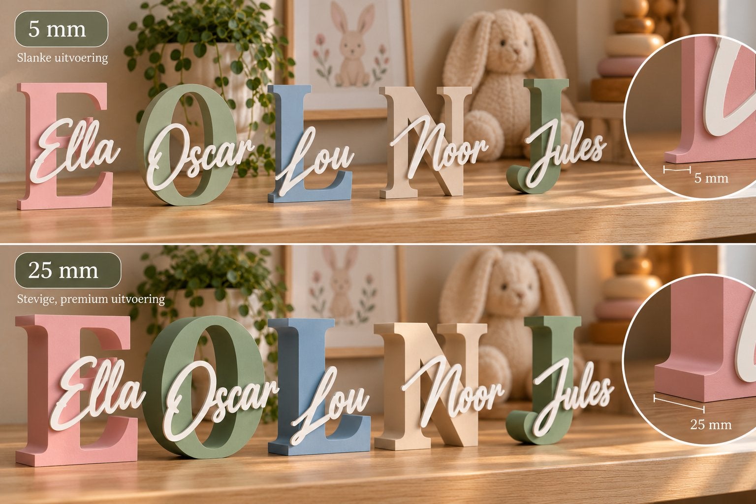 3D name - baby gift - new born - op maat gemaakt., Kinderen en Baby's, Verzenden, Kraamcadeau