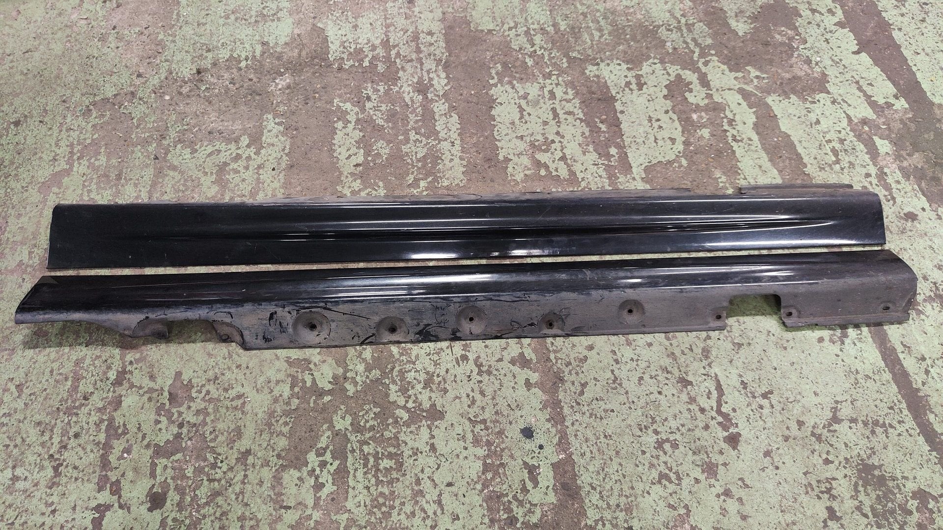 Set Originele sideskirts BMW 3 serie E90 E91 BLACK SAPPHIRE, -, Enlèvement, Utilisé, -