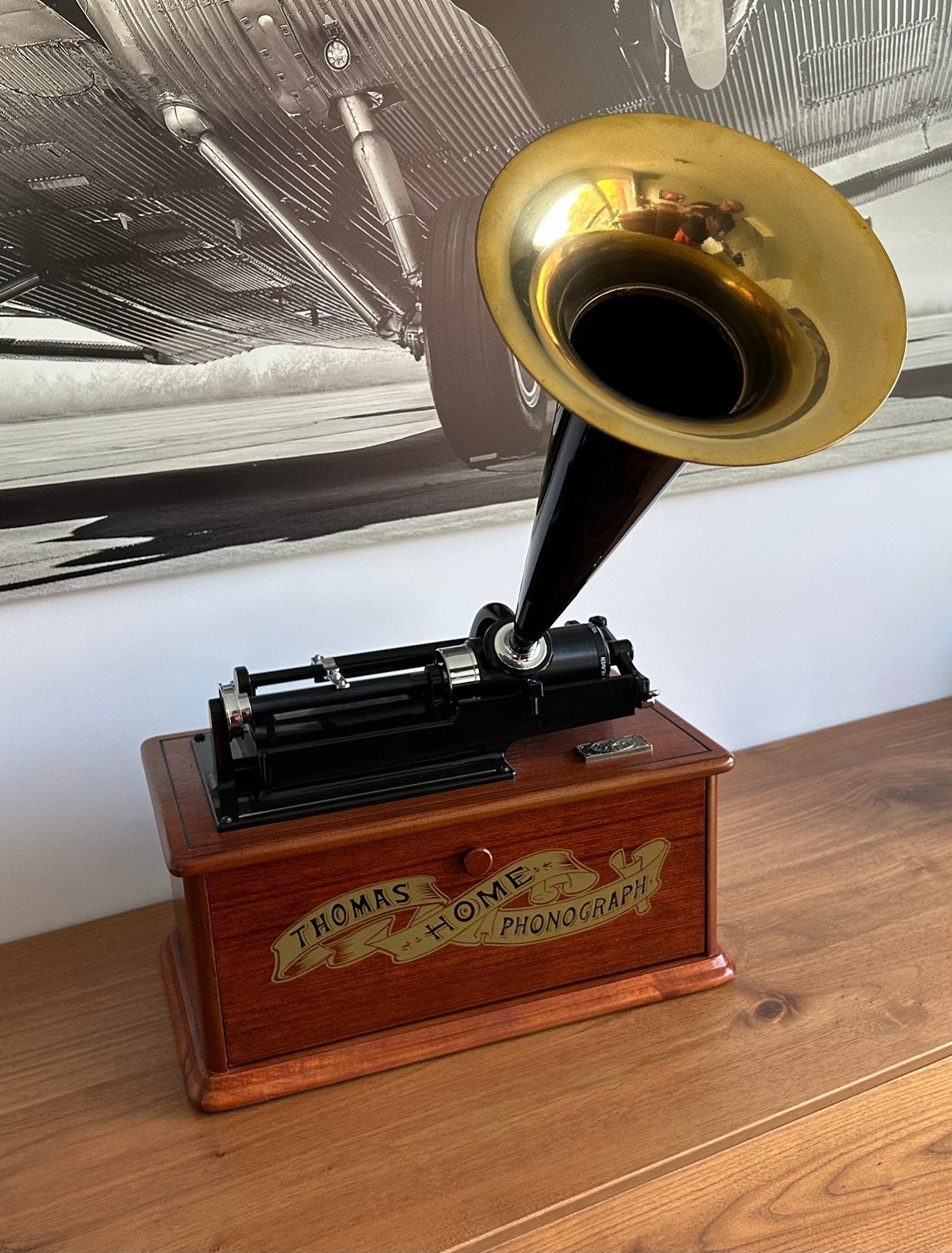 Edison Phono Replica Display, Antiquités & Art, Antiquités | TV & Hi-Fi, Enlèvement ou Envoi