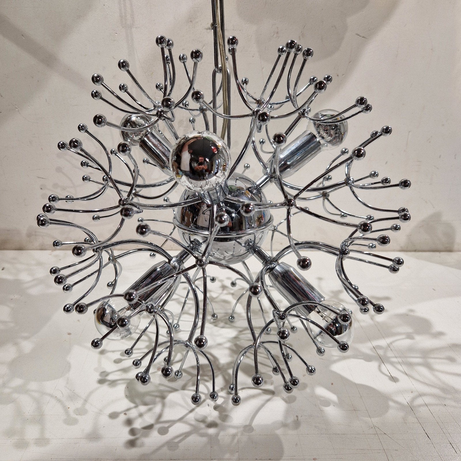 iconisch model Dandelion , design van Gaetano Sciolari, Huis en Inrichting, Lampen | Hanglampen, Ophalen of Verzenden, Space age design ,  pop art