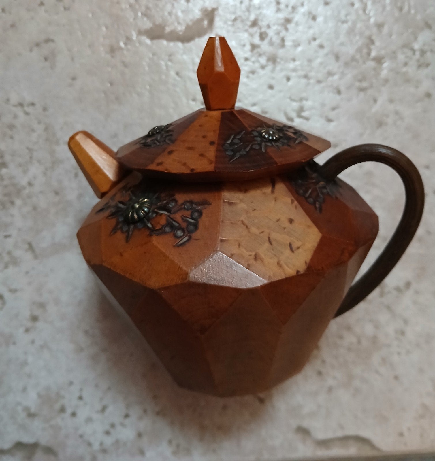 Théière déco en bois, Envoi