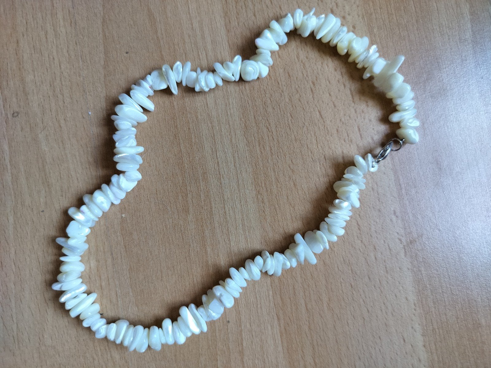 Ketting wit, Bijoux, Sacs & Beauté, Colliers, Enlèvement, Blanc