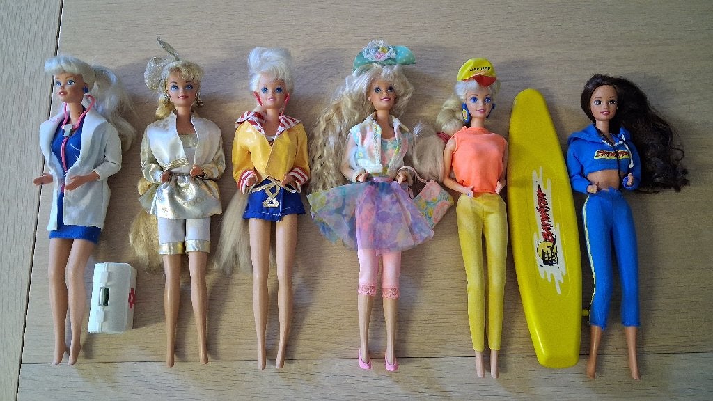Mattel: vintage Barbie-, Ken- en Skipper-poppen, Ophalen, Zo goed als nieuw, Barbie