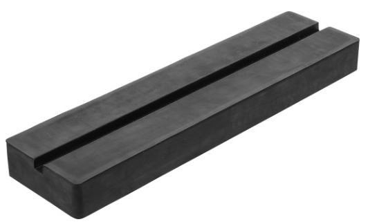 Hefbrug rubber pad met groef 373x100x35 mm – EG1167, Ophalen, Nieuw