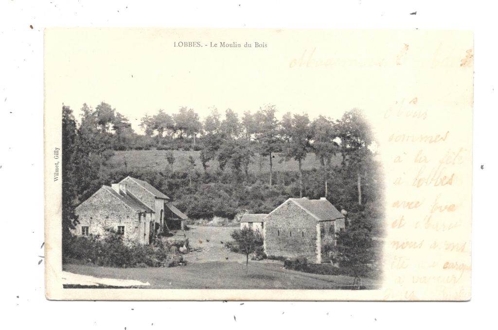 Lobbes NA79: Le Moulin du Bois 1904, Envoi, Avant 1920, Affranchie, Hainaut