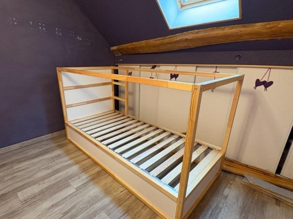 Lit enfant Kura réversible Ikea 90x200cm, Enlèvement