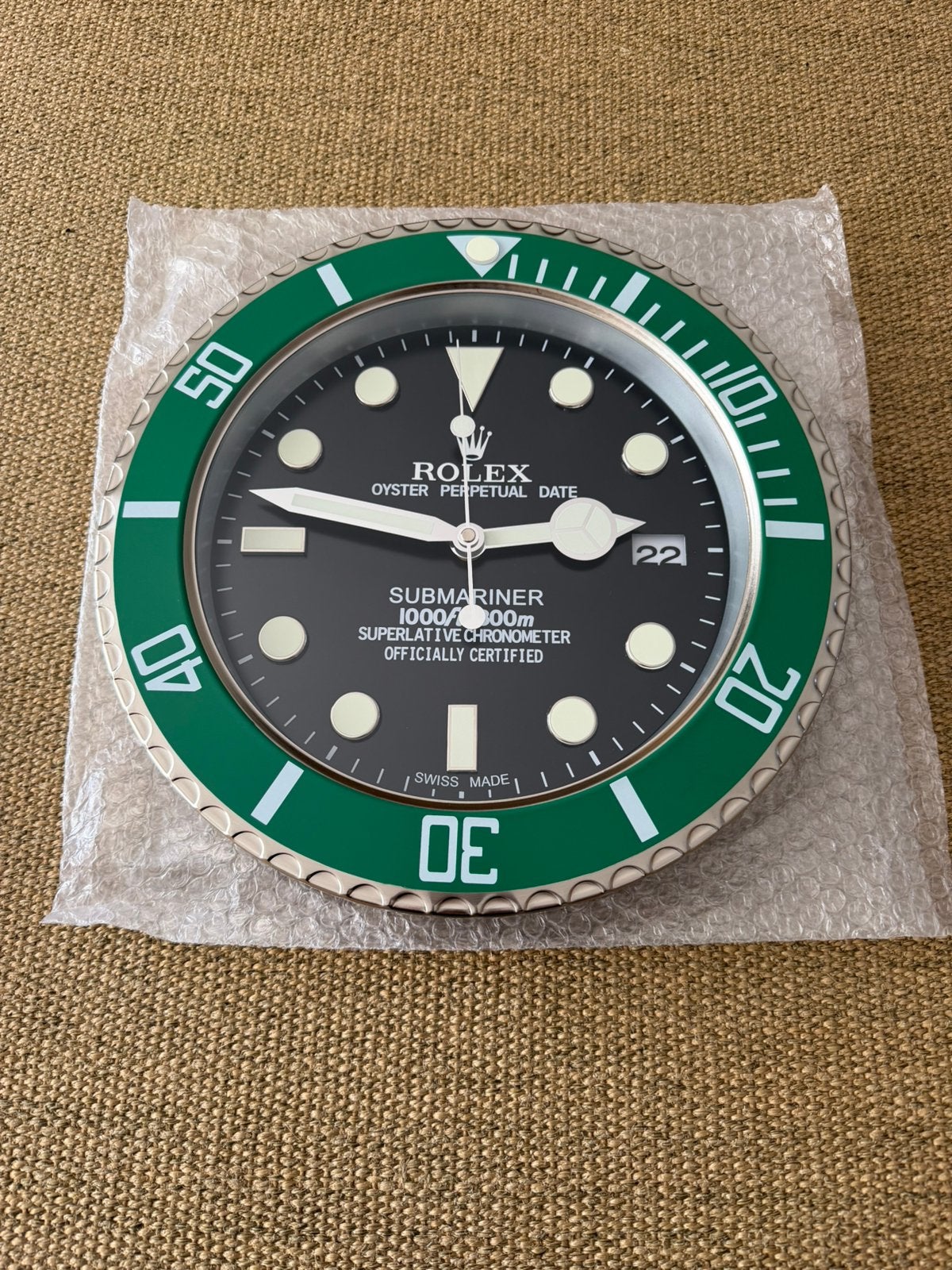 Horloge Mural Rolex, Enlèvement ou Envoi, Neuf, Horloge murale
