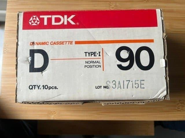 29 cassettes TDK D90, type I, position normale, Enlèvement ou Envoi, Comme neuf, 26 cassettes audio ou plus