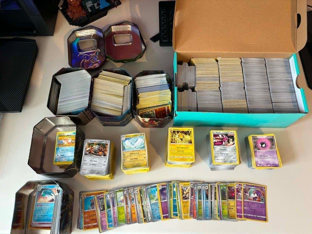 Groot lot pokémonkaarten, Enlèvement ou Envoi, Utilisé, Plusieurs cartes, Foil
