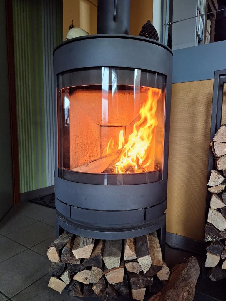 Poêle à bois Skantherm Émotion M, Maison & Meubles, Enlèvement, Bois, Poêle à bois