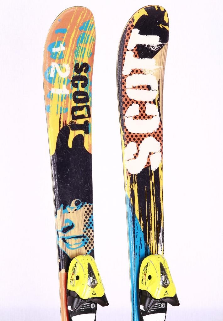 121 kinder ski's SCOTT P1, freestyle + Rossignol, Sport en Fitness, Skiën en Langlaufen, Gebruikt, Ski's, Ski, Rossignol, Carve