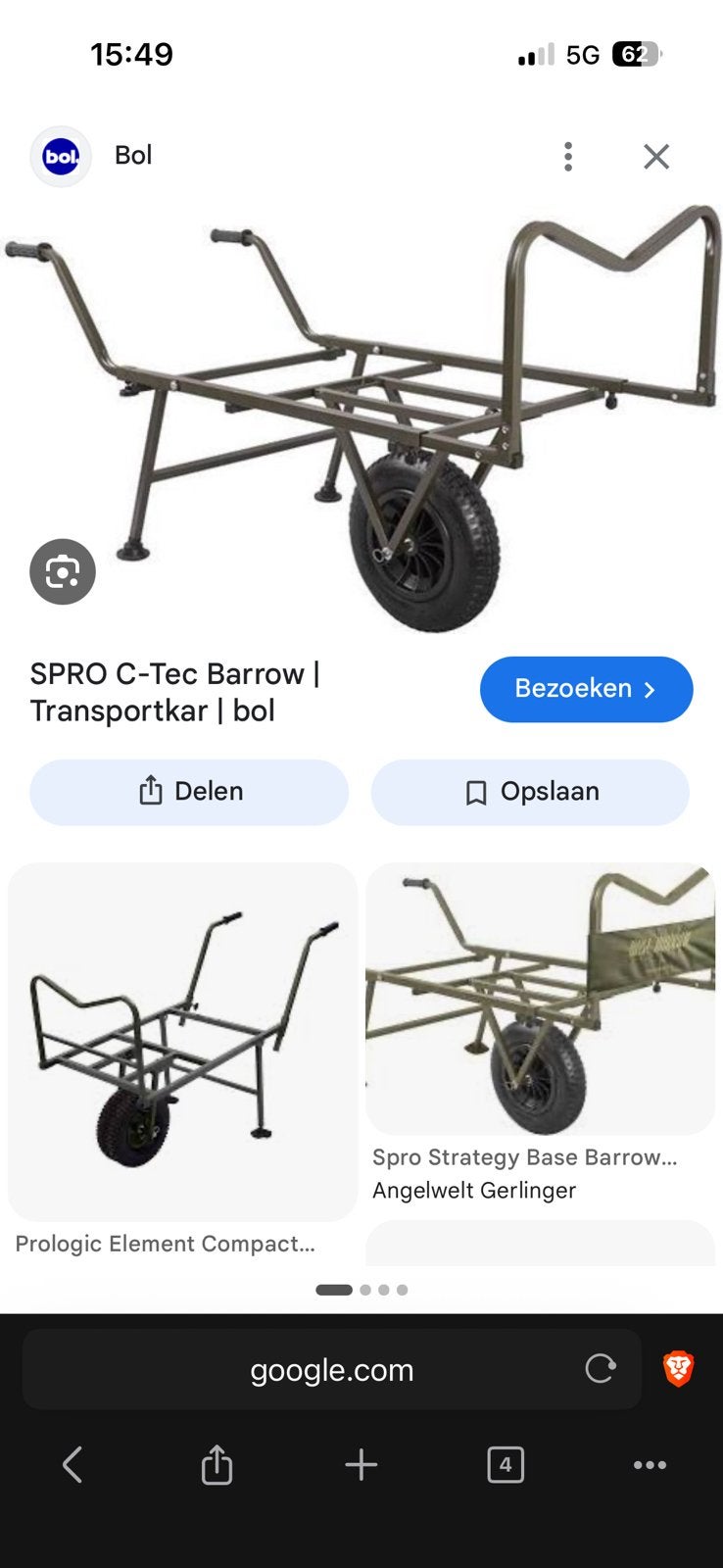 Vis kruiwagen spro, Enlèvement, Comme neuf