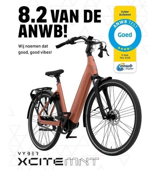 Vyber Xcitemnt met vele prijzen AD/ ANWB/ FIETSTEST 2026, Fietsen en Brommers, Elektrische fietsen, 47 tot 51 cm, Ophalen, Nieuw