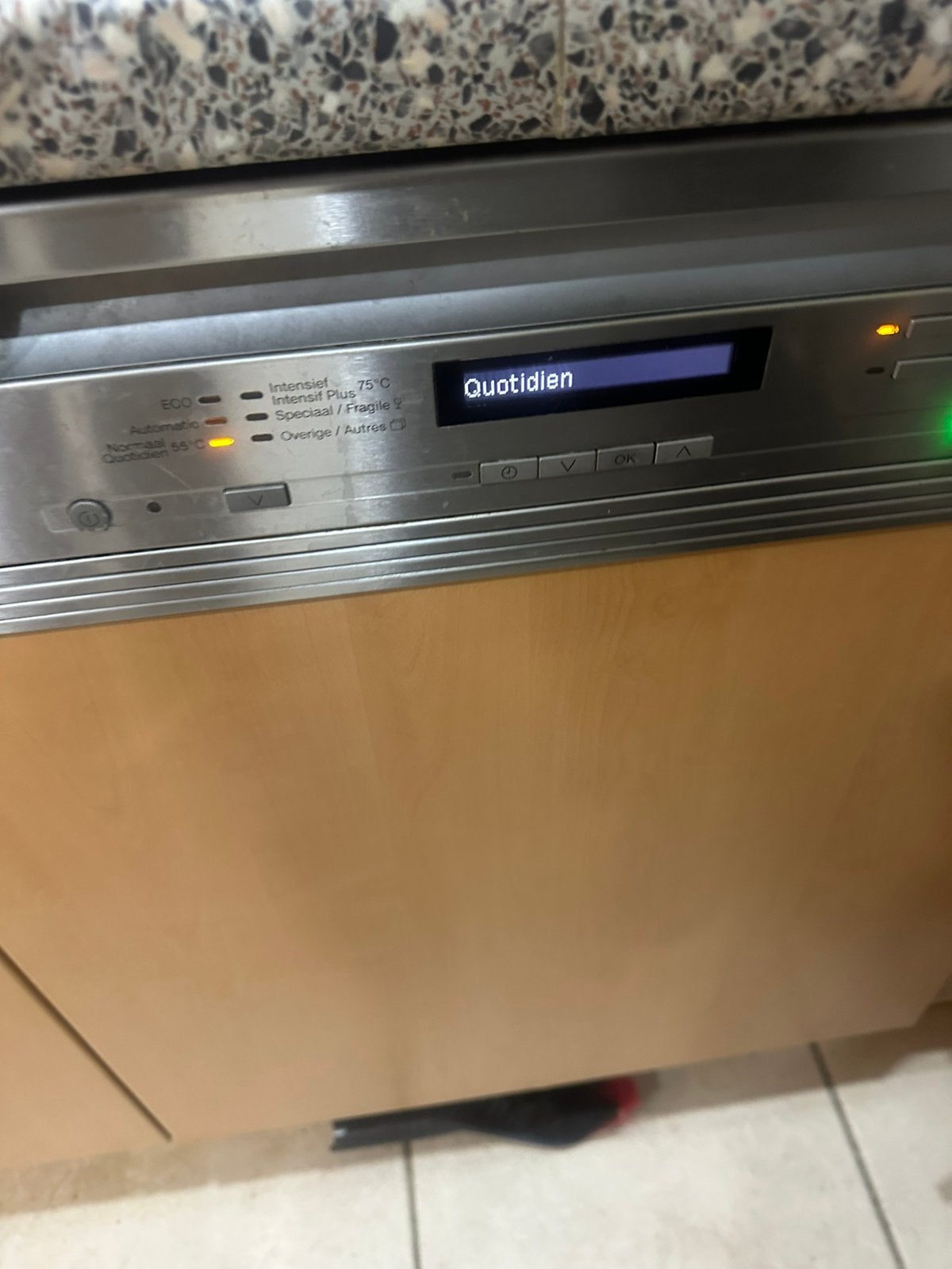 Lave vaisselle Miele encastrable, Electroménager, Enlèvement, Utilisé, 45 à 60 cm, Classe énergétique A ou plus économe