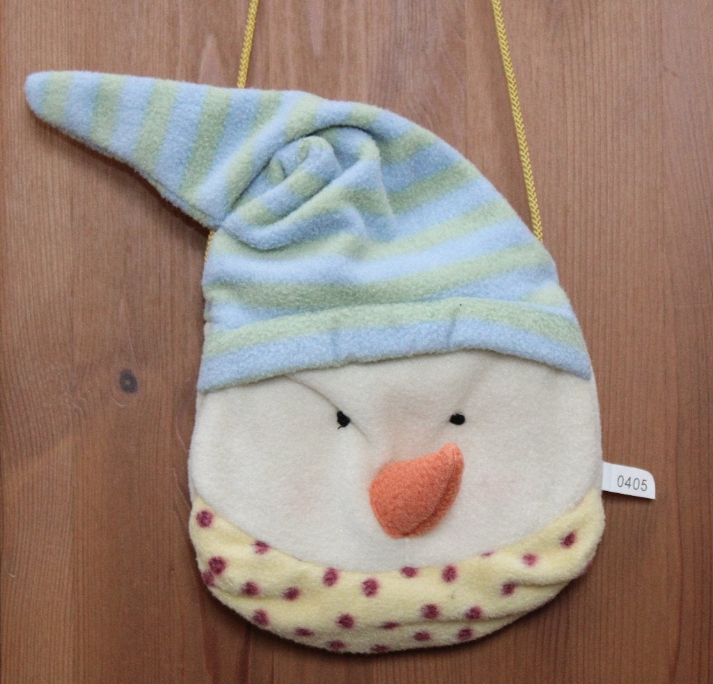 Schattige sneeuwpop-handmof van Russ – fleece, Jongen of Meisje, Ophalen of Verzenden, Zo goed als nieuw, Handschoenen