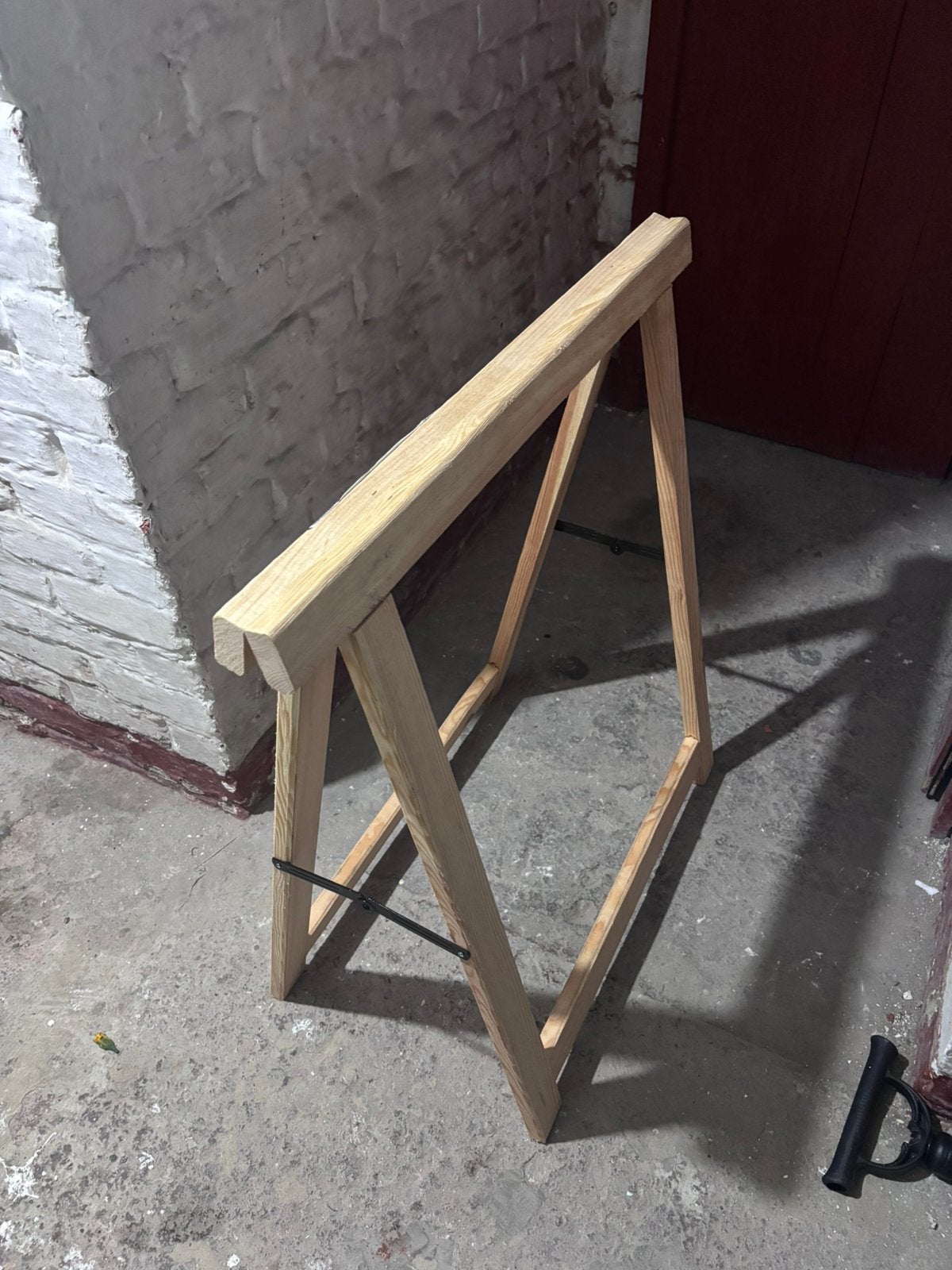 6x schragen + 2 mdf platen, Ophalen, Zo goed als nieuw